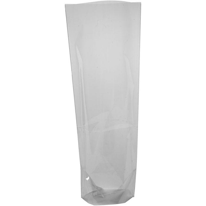 Sac en cellophane, H : 19 cm, dim. 7,5x5,5 cm, ép. 25 my, 200 pièces/ 1 Pq.
