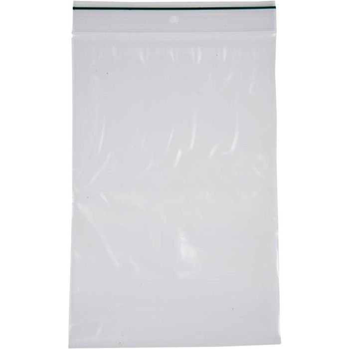 Sachet zip, dim. 12x18 cm, ép. 0,05 mm, 100 pièces/ 1 Pq.