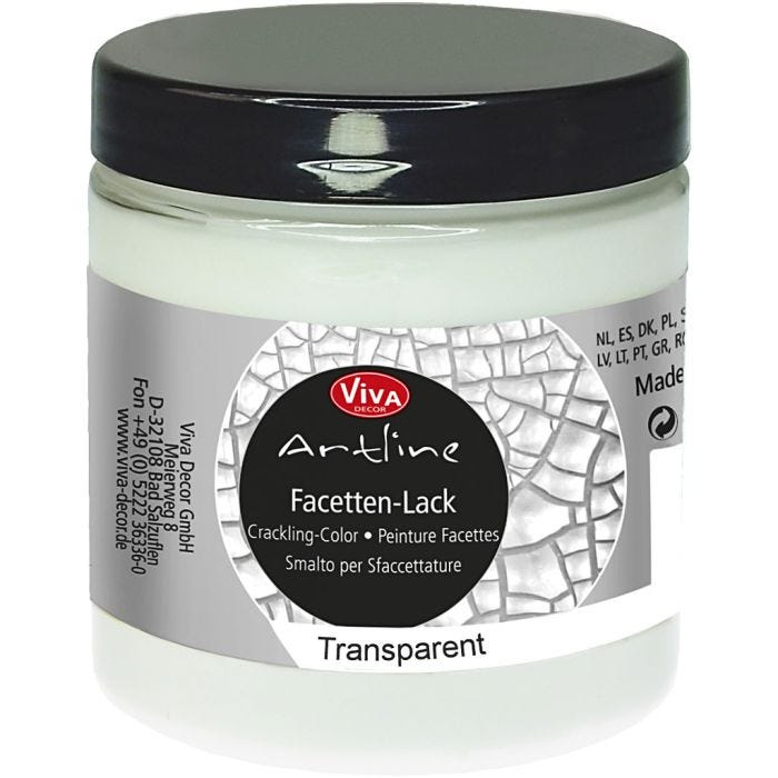 Vernis effet craquelé, transparent, 250 ml/ 1 boîte