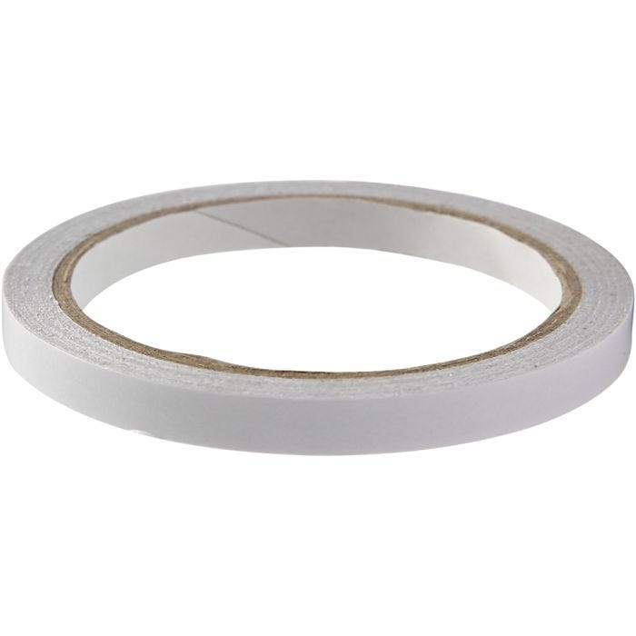 Dubbelzijdig Plakband, B: 9 mm, 10 m/ 1 rol