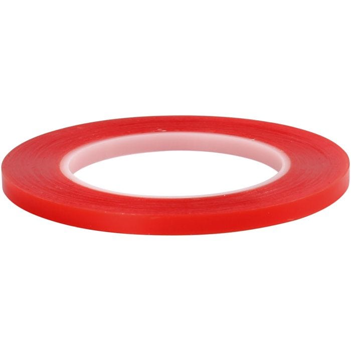 Power tape double-face, L : 7 mm, 25 m/ 1 rouleau