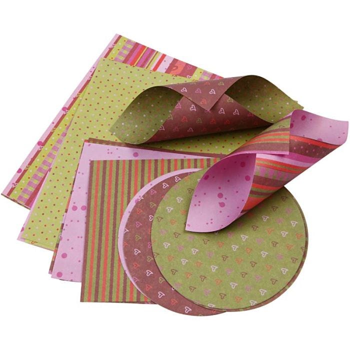 Papier Origami, 80 gr, 900 flles ass./ 1 Pq.