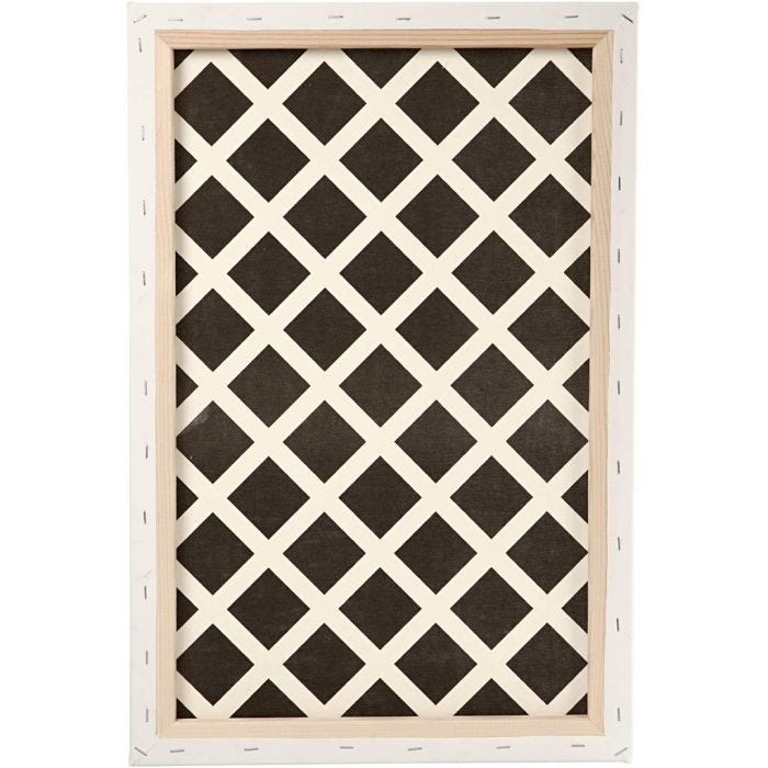 Entoilé, P: 1,7 cm, dim. 40x60 cm, 360 gr, blanc, 1 pièce