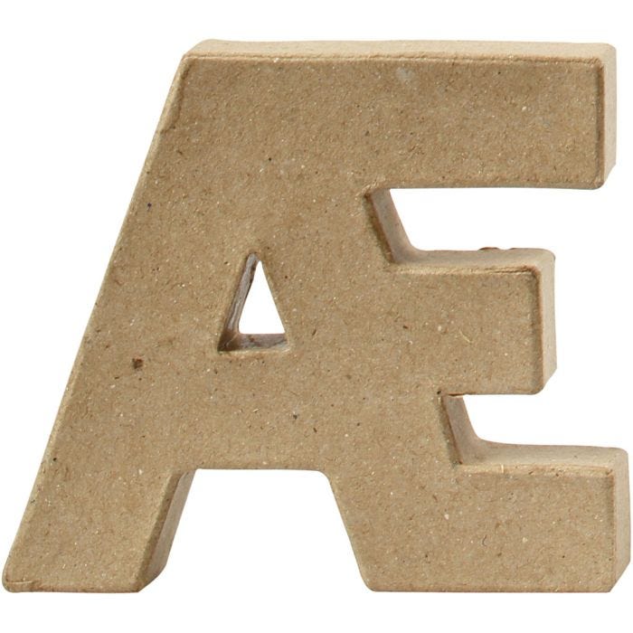 Lettre, Æ, H : 10 cm, ép. 2 cm, 1 pièce