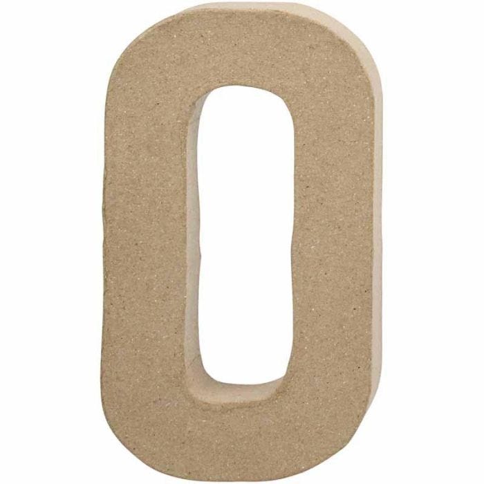 Lettre, O, H : 20,4 cm, L : 11,5 cm, ép. 2,5 cm, 1 pièce