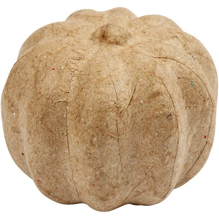 Citrouille, H : 4,5 cm, d 6 cm, 10 pièces/ 1 Pq.