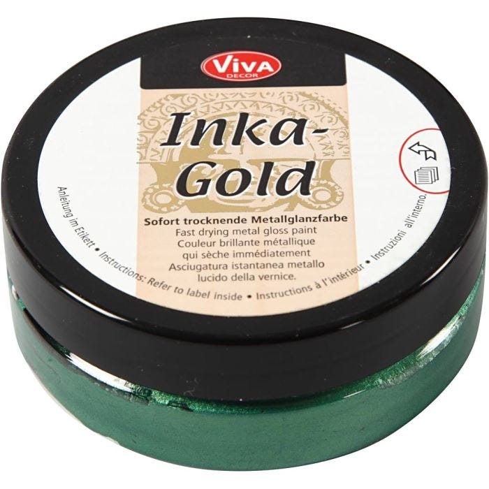 Inka Gold, émeraude, 50 ml/ 1 boîte