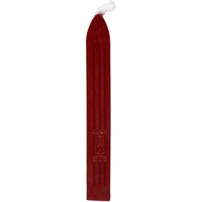 Cire à cacheter, L : 10 cm, rouge, 3 pièces/ 1 Pq.