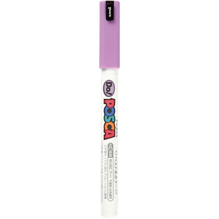 Feutre Posca, dim. PC-1MR, trait 0,7 mm, extra fin, violet pastel, 1 pièce