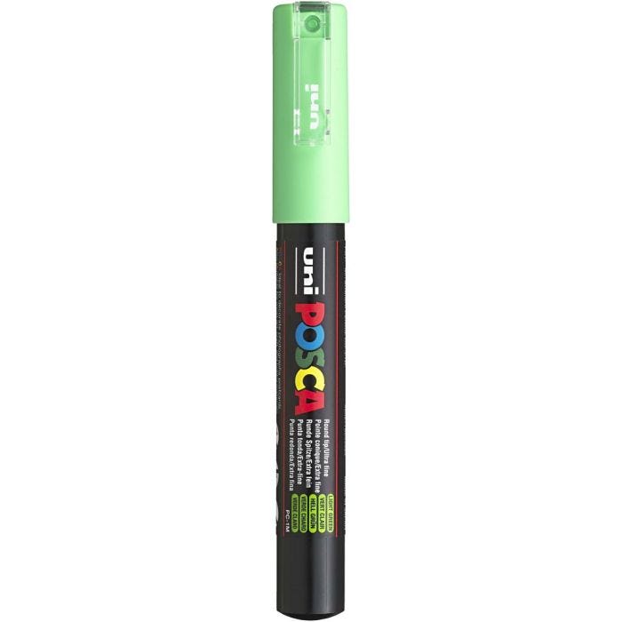 Feutre Posca, dim. PC-1M, trait 0,7 mm, vert clair, 1 pièce
