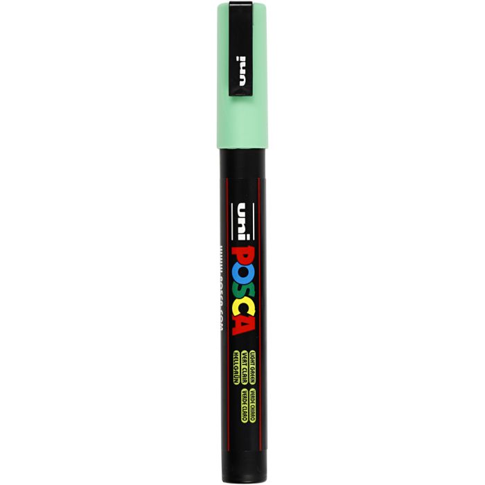 Feutre Posca, dim. PC-3M, trait 0,9-1,3 mm, fin, vert clair, 1 pièce
