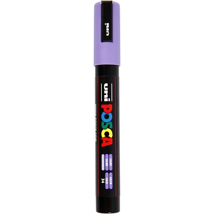 Feutre Posca, dim. PC-5M, trait 2,5 mm, moyen, lilas, 1 pièce