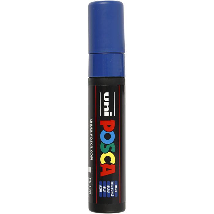Feutre Posca, dim. PC-17K, trait 15 mm, extra large, bleu, 1 pièce