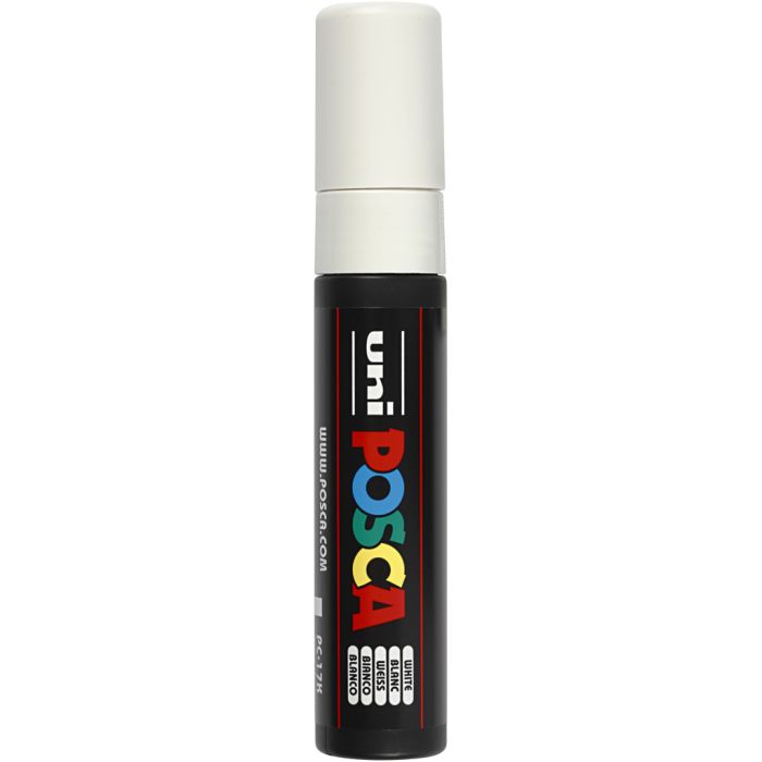 Feutre Posca, dim. PC-17K, trait 15 mm, extra large, blanc, 1 pièce