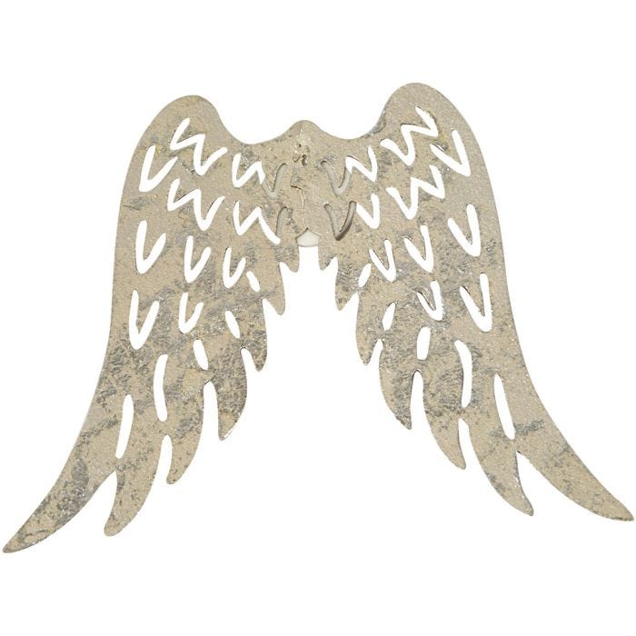 Ailes, H : 6 cm, L : 7,5 cm, 30 pièces/ 1 Pq.