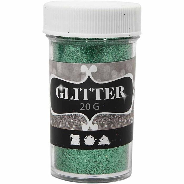 Paillettes, vert, 20 gr/ 1 boîte
