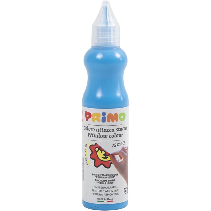 Peinture pour vitres, bleu, 75 ml/ 1 flacon