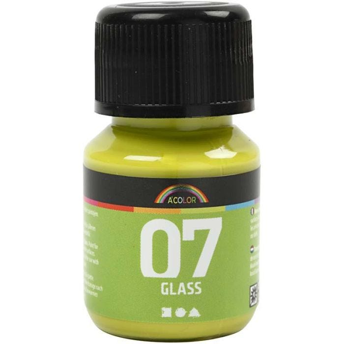 Peinture pour verre A-Color Glass, kiwi, 30 ml/ 1 flacon