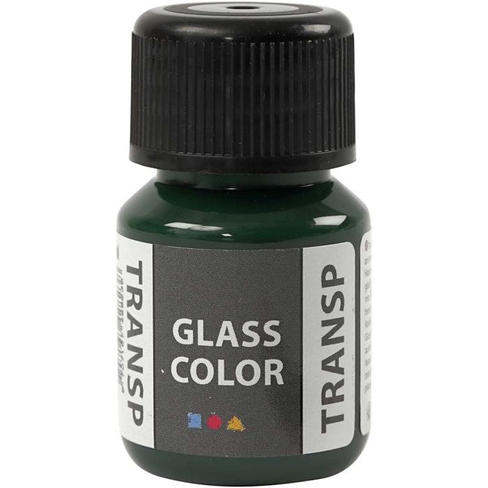 Glass Color transparente, vert brillant, 30 ml/ 1 flacon