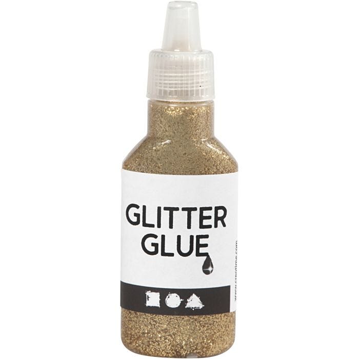 Colle à paillettes, or, 25 ml/ 1 flacon