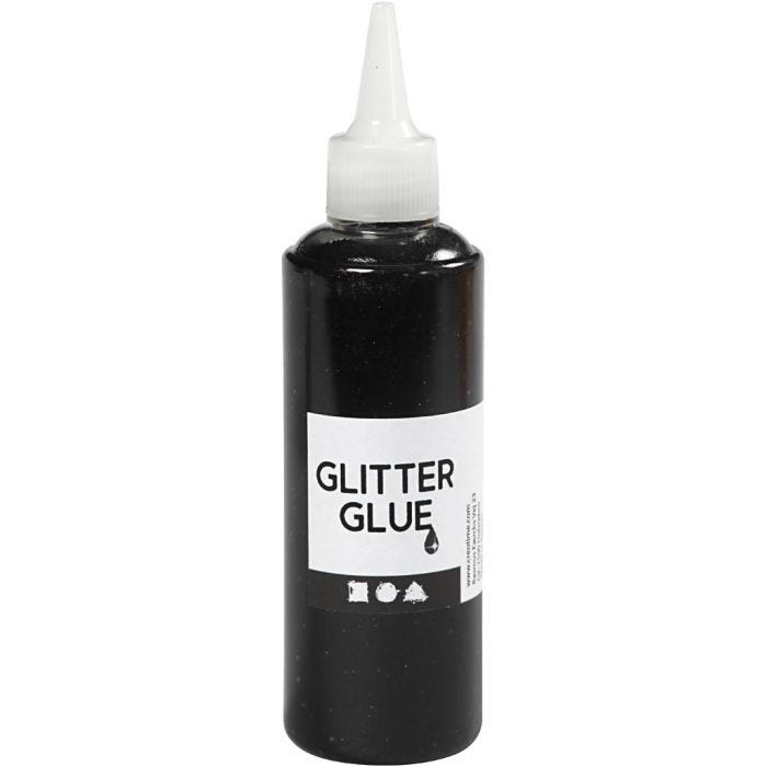 Colle à paillettes, noir, 118 ml/ 1 flacon