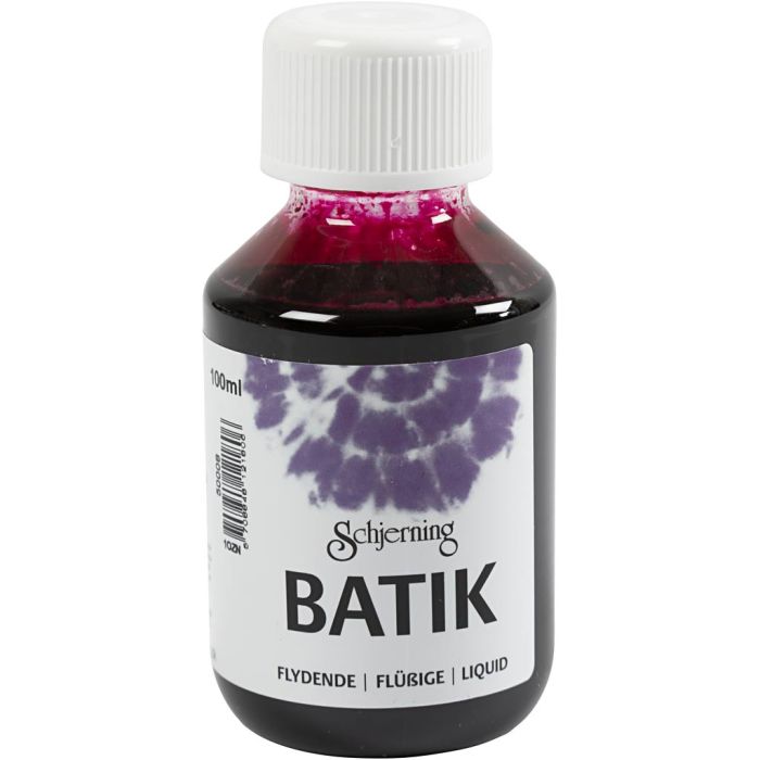 Peinture Batik pour textile, lilas, 100 ml/ 1 flacon