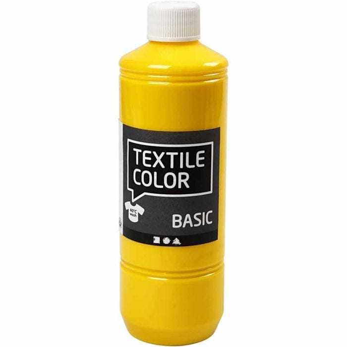 Textile Color, jaune primaire, 500 ml/ 1 flacon