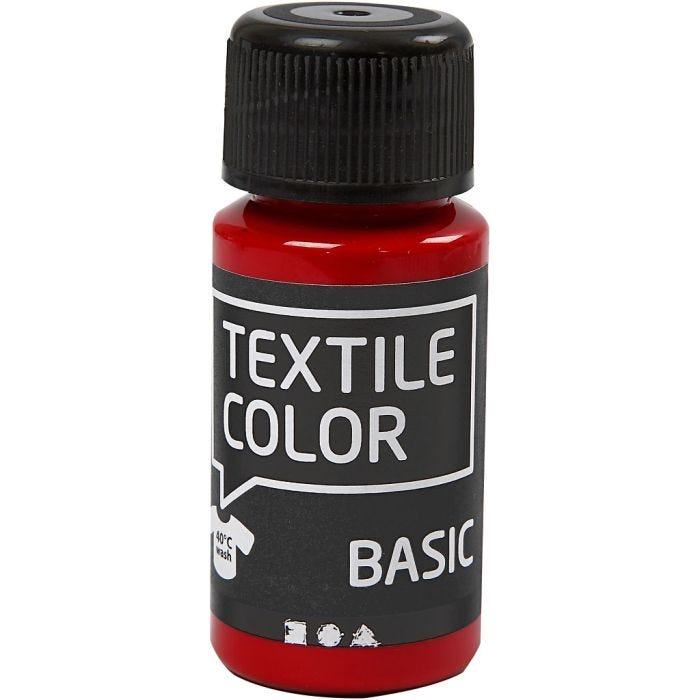Textile Color, rouge, 50 ml/ 1 flacon