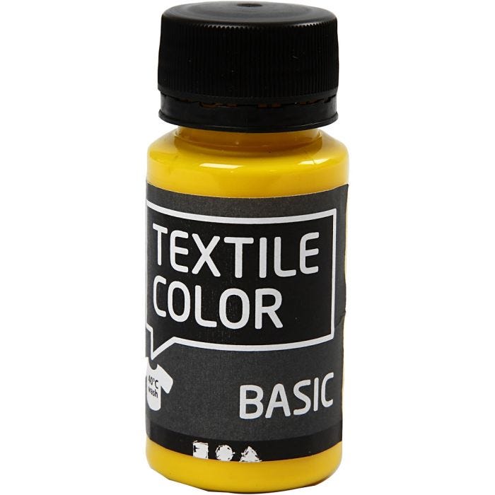 Textile Color, jaune primaire, 50 ml/ 1 flacon