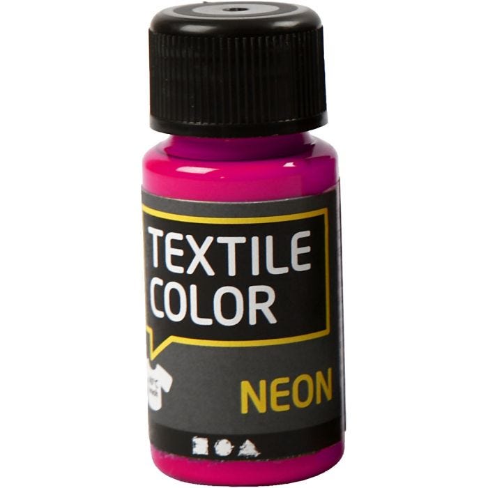 Textile Color, rose néon, 50 ml/ 1 flacon