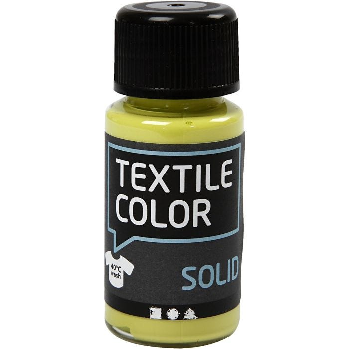 Textielkleur, dekkend, kiwi, 50 ml/ 1 fles