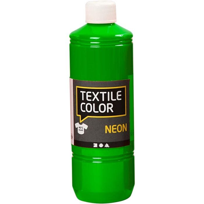 Textile Color, vert néon, 500 ml/ 1 flacon