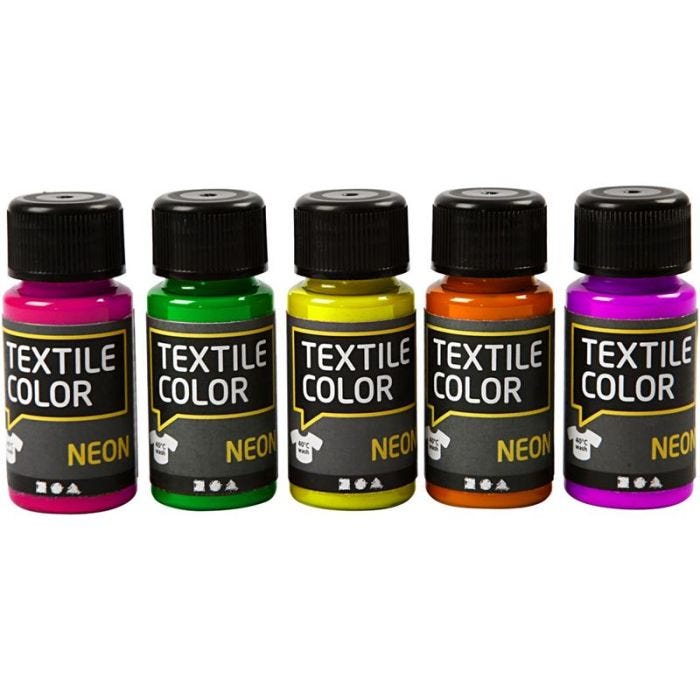 Textile Color, ass. de couleurs, 5x50 ml/ 1 Pq.