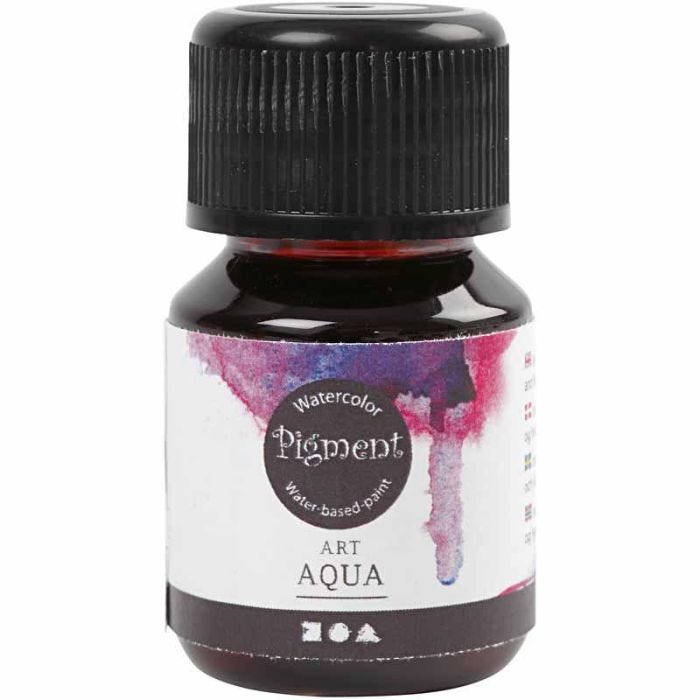 Aquarelle Art Aqua Pigment, rouge, 30 ml/ 1 flacon