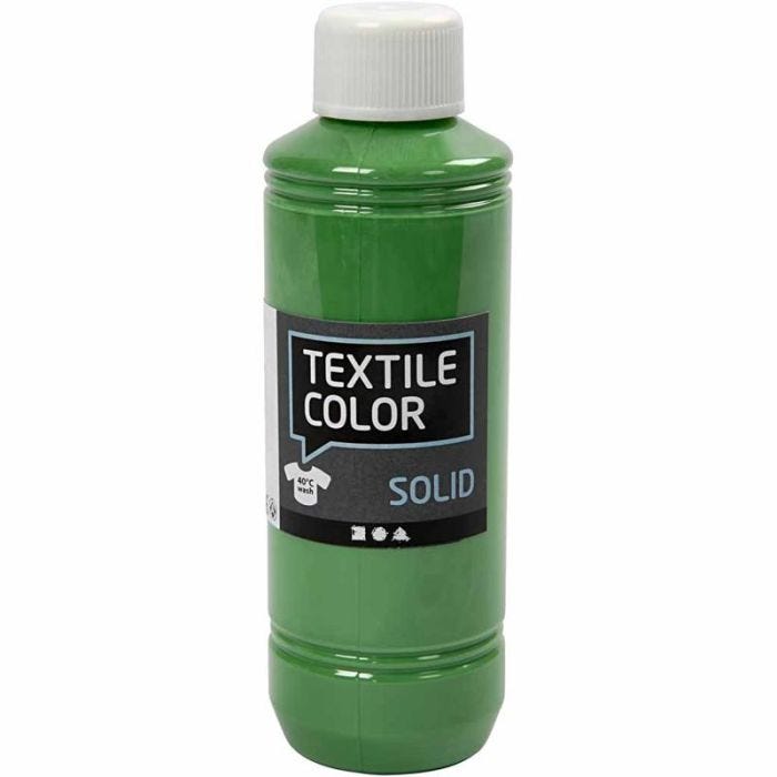 Textielkleur, dekkend, brilliant groen, 250 ml/ 1 fles
