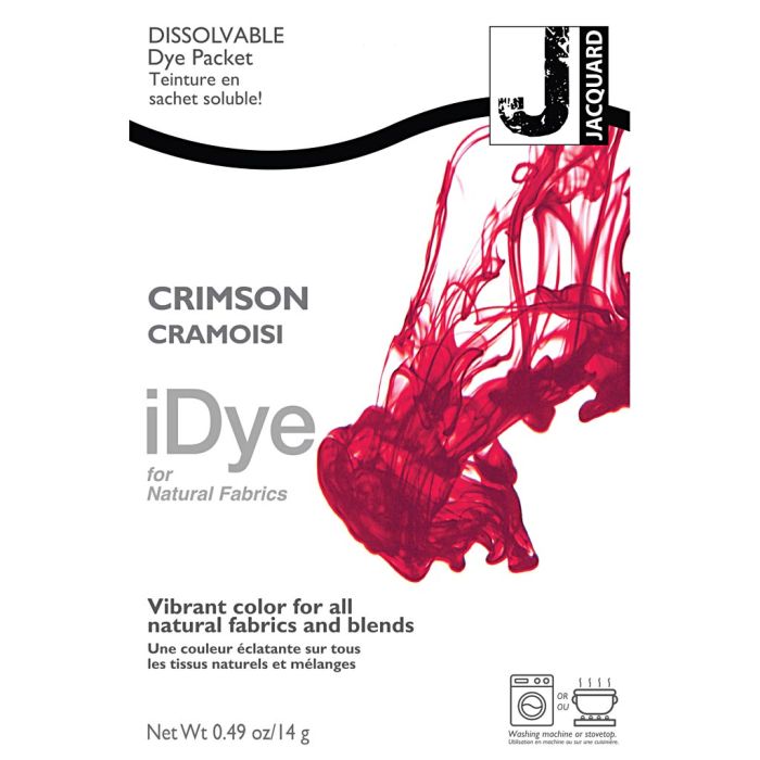 iDye pour tissus naturels, crimson (090), 14 gr/ 1 Pq.
