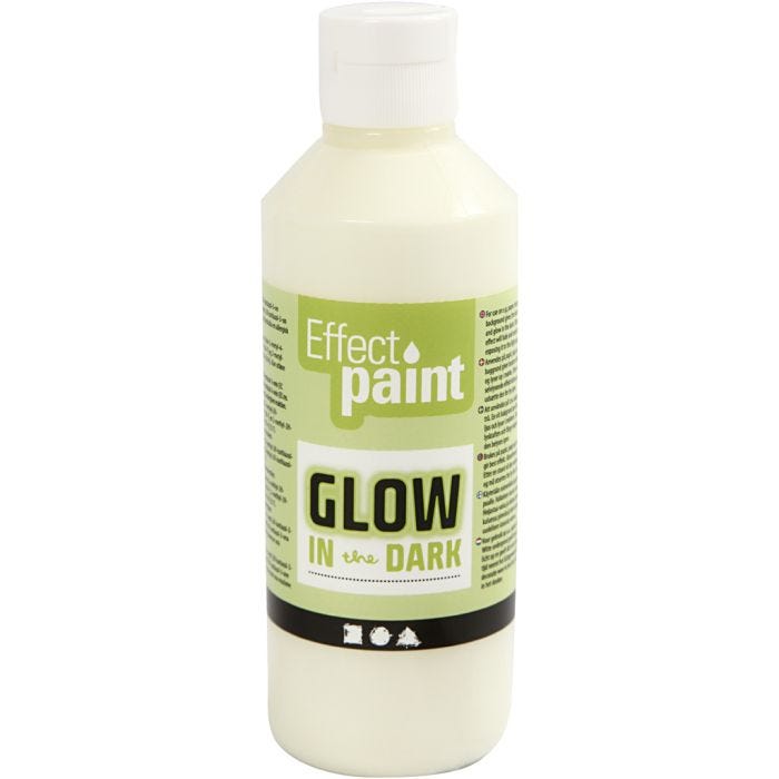 Glow in the Dark, jaune fluorescent, 250 ml/ 1 flacon