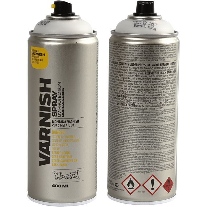 Vernis en bombe, mate, 400 ml/ 1 boîte