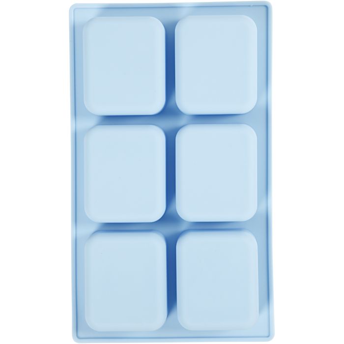 Moule en silicone, H : 2,5 cm, L : 7 cm, L : 5,9 cm, 100 ml, 1 pièce