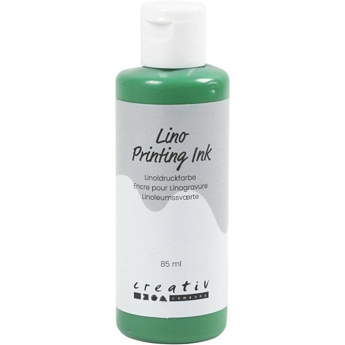 Encre pour Linogravure, vert, 85 ml/ 1 flacon