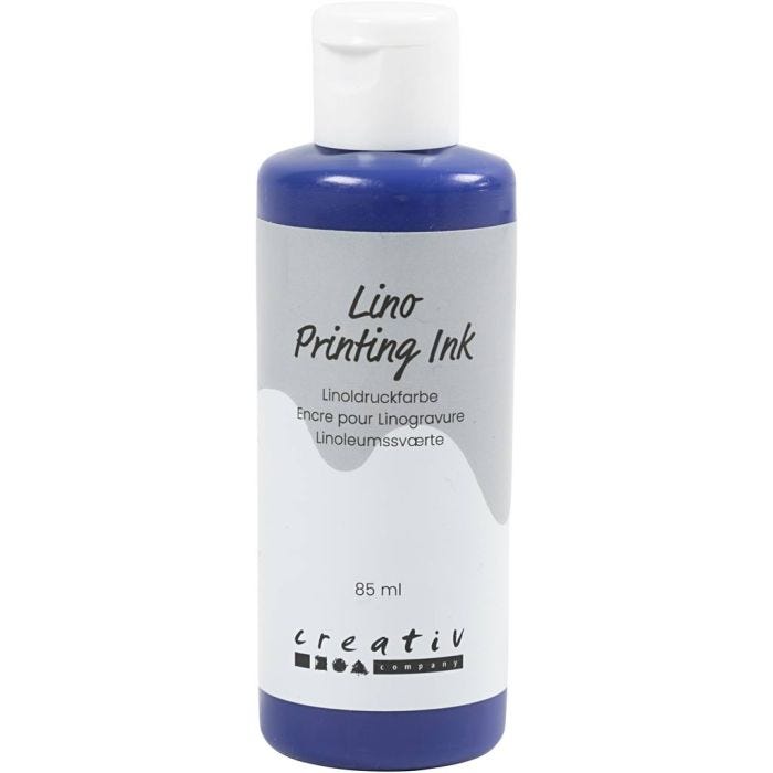 Encre pour Linogravure, bleu, 85 ml/ 1 flacon