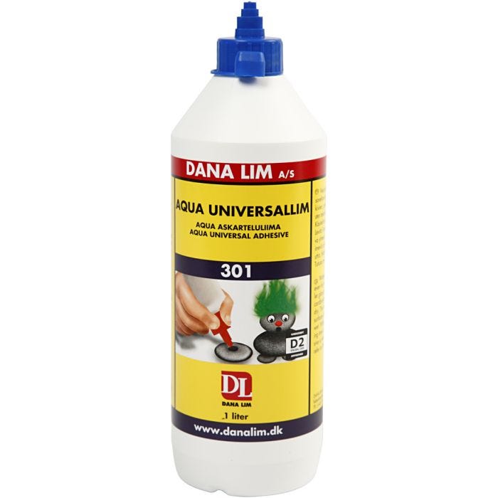 Colle à base d'eau, 1 L/ 1 flacon