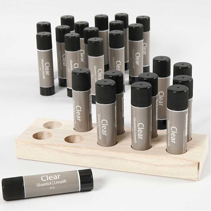 Bâton de Colle Clear, 21 gr, 24 pièces/ 1 Pq.