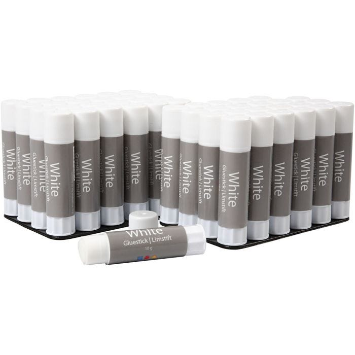 Bâton de colle White, 10 gr, 48 pièces/ 1 Pq.