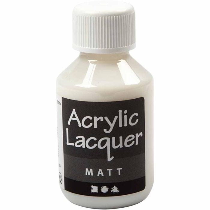 Laque Acrylique, mate, 100 ml/ 1 flacon