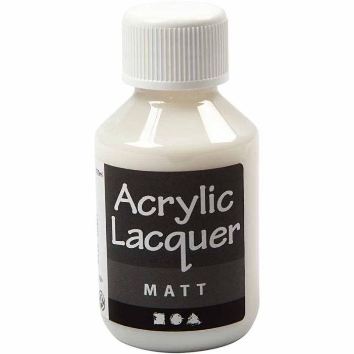 Acryllak, matt, 100 ml/ 1 fles