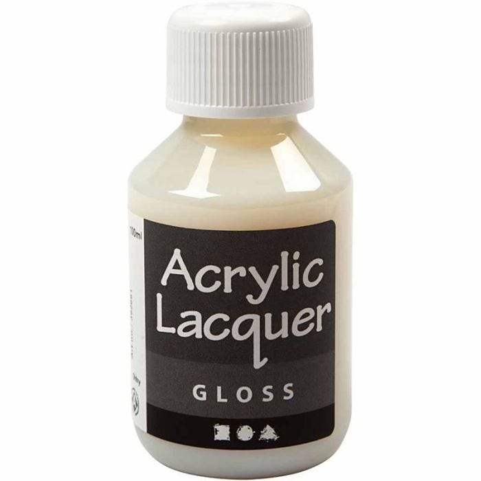 Laque acrylique, brillante, 100 ml/ 1 flacon