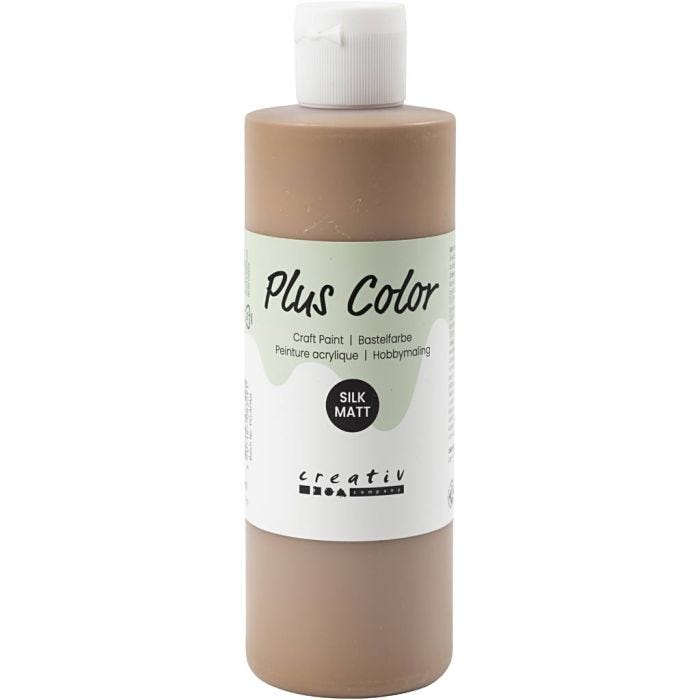 Peinture Acrylique Plus Color, brun clair, 250 ml/ 1 flacon