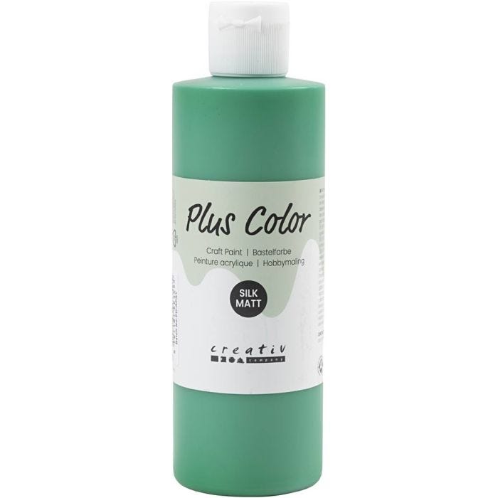 Peinture Acrylique Plus Color, vert brillant, 250 ml/ 1 flacon