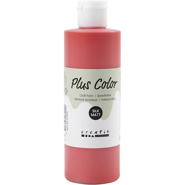 Peinture Acrylique Plus Color, crimson red, 250 ml/ 1 flacon